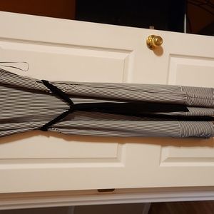 Jumpsuit , white and black stripes